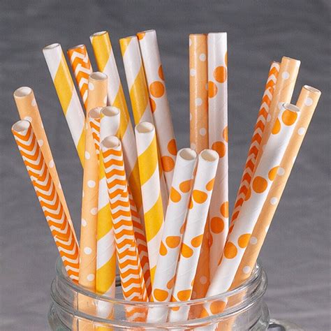 100-200 Bulk Packed Paper Straws Pattern Color -Biodegradable FDA Approved - Walmart.com ...