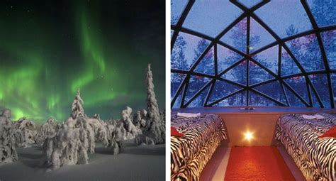 Finland igloo hotel Kakslauttanen Offers Panoramic Views Of The Northern Lights By Staying At It ...