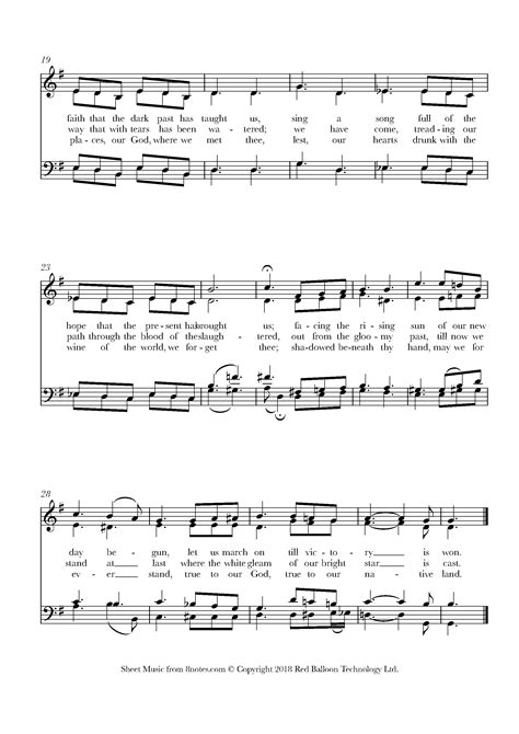 Johnson, J. Rosamond - Lift Every Voice and Sing Sheet music for Choir ...