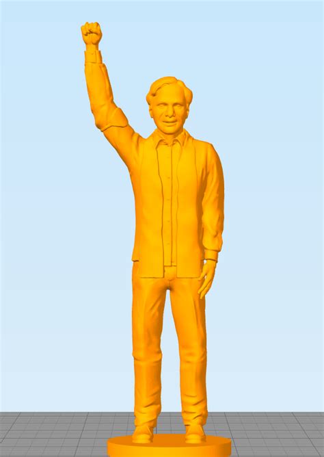 STL file KCR K. Chandrashekar Rao Statue 👫・3D print model to download・Cults