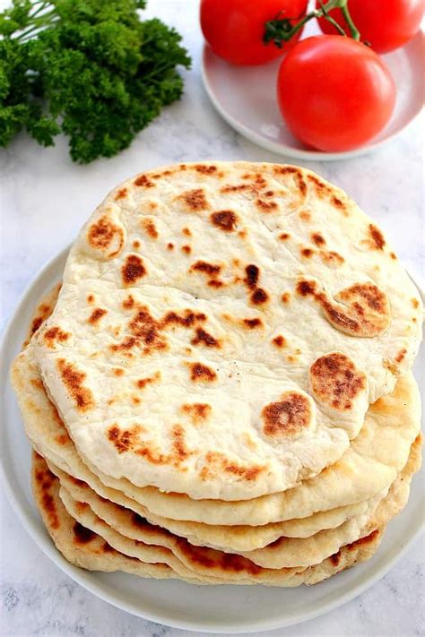 2-Ingredient Flatbread Recipe - easy soft flatbread made with self-rising flour, natural sour ...