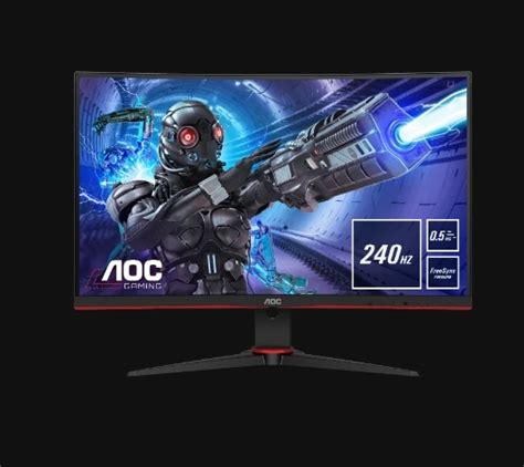 New Arrive Aoc C27g2z Curved Screen 1500r 240hz Gaming Monitor Pc ...