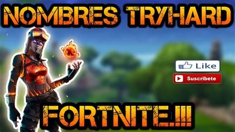 *NUEVO*💫💥 MEJORES NOMBRES TRYHARD PARA PONERTE EN FORTNITE 2021 | (+40 ...