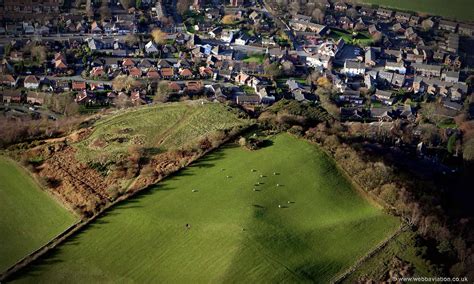 Helsby hill fort from the air | aerial photographs of Great Britain by ...