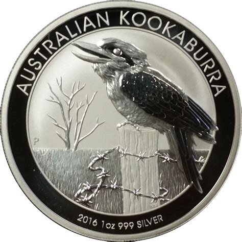 2016 Australian Kookaburra - 1 oz .999 Fine Silver - SKU #87216