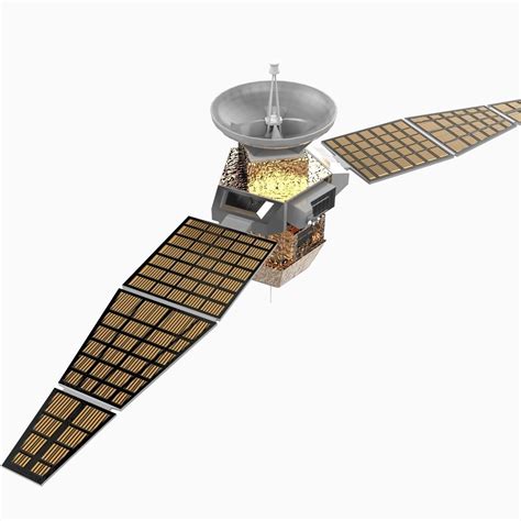 Communications Satellite 3D Model .max .obj .3ds .c4d .lwo .lw .lws .ma ...