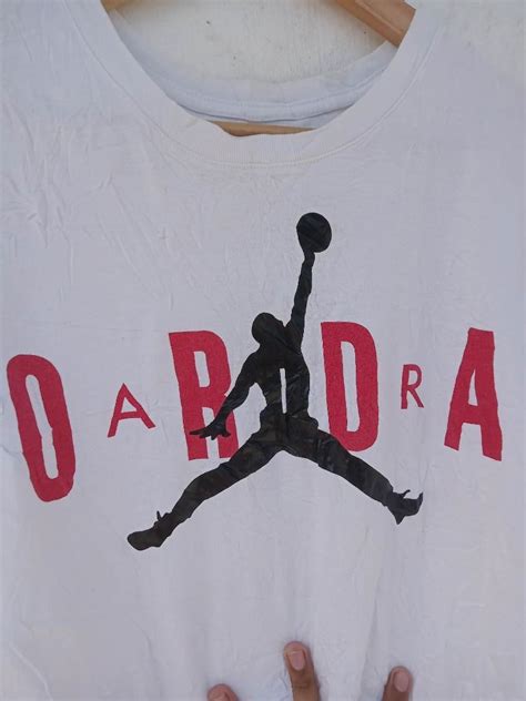 AIR JORDAN BIG LOGO WHITE TSHIRT on Carousell