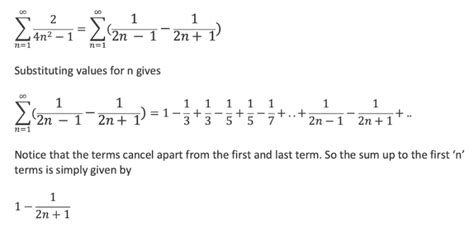 Infinite Telescoping Series Example