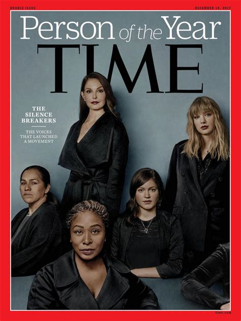 Person of the Year: Time magazine names "the silence breakers" of the #MeToo movement persons of ...