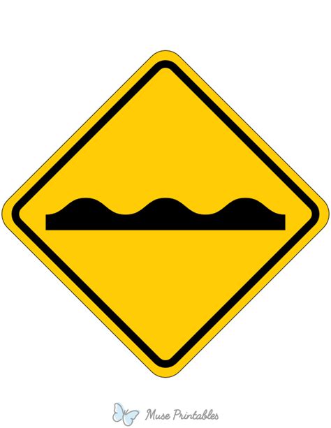 Printable Speed Bump Sign