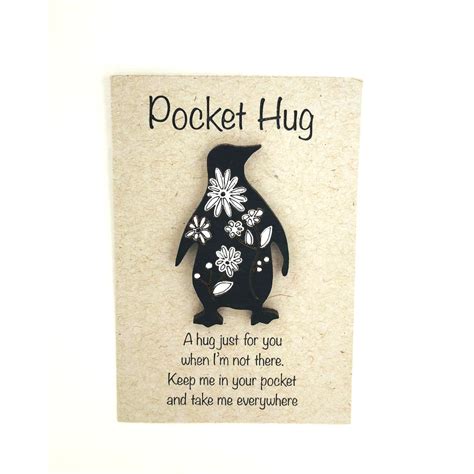 Pocket Hug Penguin Pocket Hug Penguin Pin Penguin Brooch - Etsy