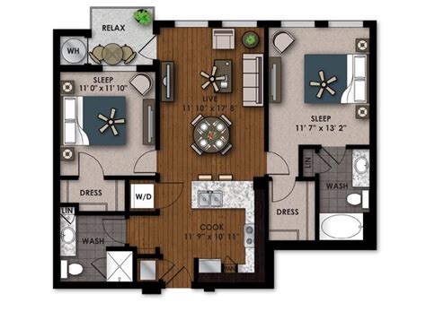 AMLI Riverfront Park Floor Plans | Floor plans, Riverfront, How to plan