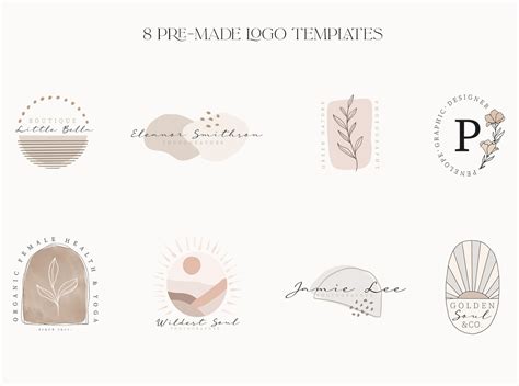 Pre-made logo templates by Michele on Dribbble