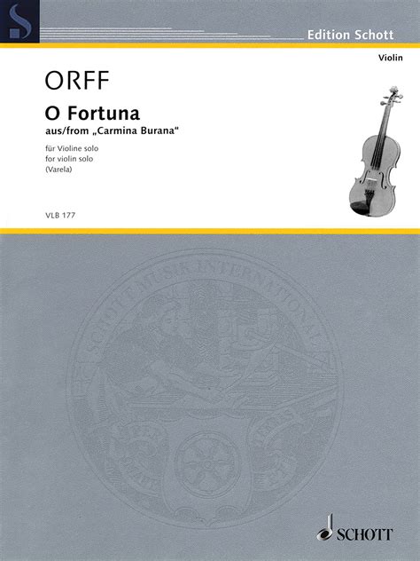 O Fortuna from Carmina Burana Violin Solo - Willis Music Store