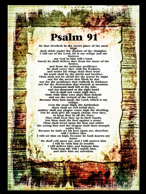 Printable Psalm 91