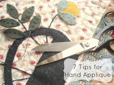 7 Tips For Hand Applique · How To Applique · Sewing on Cut Out + Keep · How To by Becky