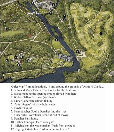 The Quiet Man filming locations - 1952 | Ireland travel, The quiet man, Filming locations