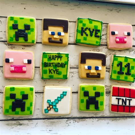 Minecraft Cookies - Hayley Cakes and Cookies Hayley Cakes and Cookies