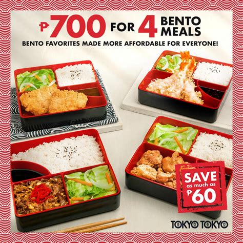 Tokyo Tokyo Bento Meals Promo until November 10, 2020