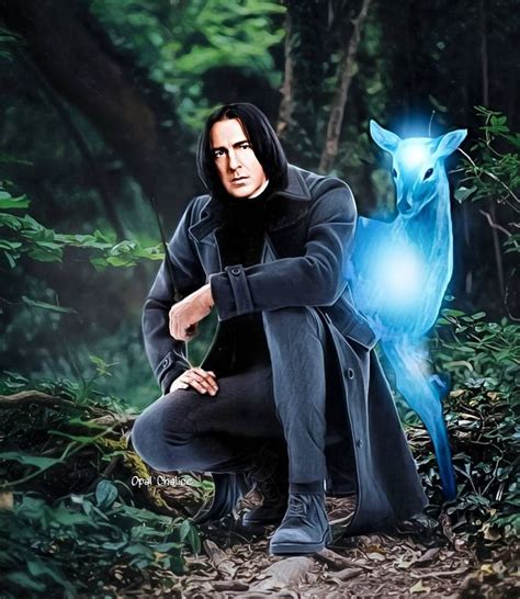 Severus Snape and His Patronus in 2021 | Severus snape, Snape, Professor snape