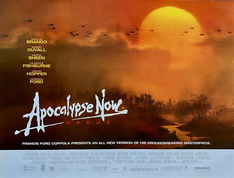 Original Apocalypse Now Movie Poster - Marlon Brando - Redux