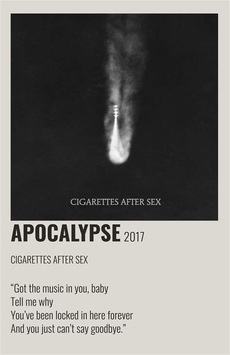 apocalypse song poster | Music poster ideas, Music poster design ...