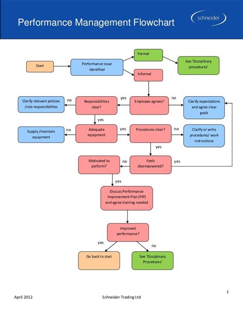 Performance management flowchart