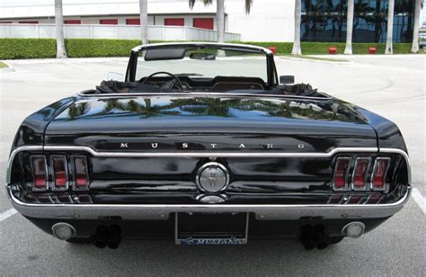 Raven Black 1968 Ford Mustang Convertible