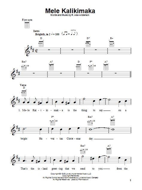 Mele Kalikimaka | Sheet Music Direct