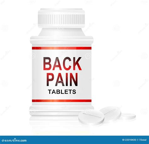 Back Pain Medication. Royalty Free Stock Photo - Image: 23310435