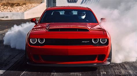 2018 Dodge Challenger SRT Demon Burnout Wallpaper | HD Car Wallpapers | ID #7890