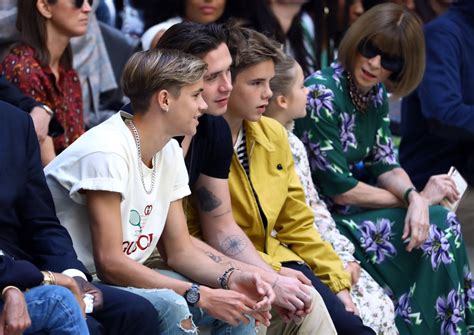 Beckham Family at Victoria Beckham Spring 2020 Fashion Show | POPSUGAR Celebrity Photo 5