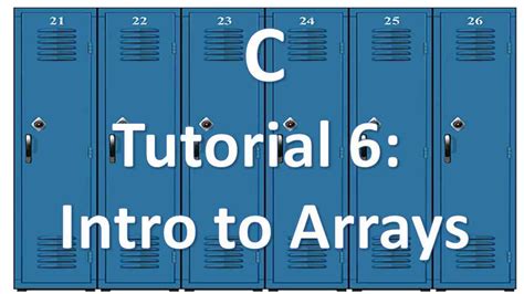 C Programming Tutorial 6: Intro to Arrays in C | Circuit Crush