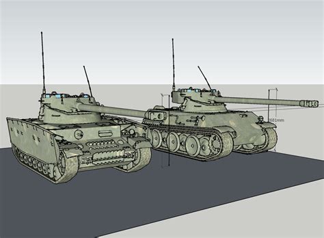 Каким бы стал Pz IV с качающейся башней. Pz IV Schwingen Turm и Kpz 25t - Альтернативная История