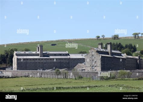 HMP Dartmoor. Category C men's prison in Princetown high on Dartmoor in Devon. Picture by James ...