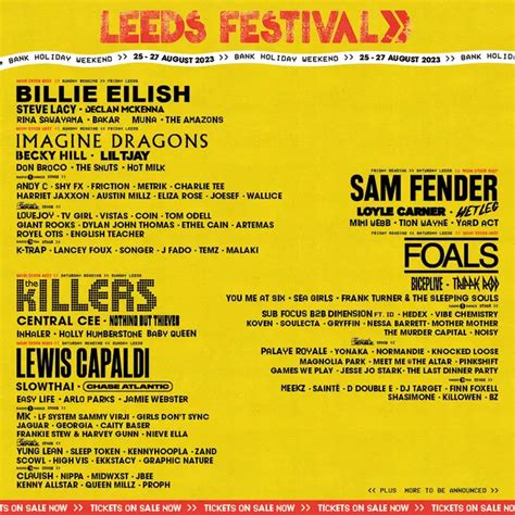 Leeds Festival 2023: Line-Up, Dates & Ticket Information - Capital