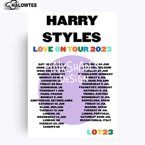 Love On Tour 2023 Poster Harry Styles Wall Art Gift