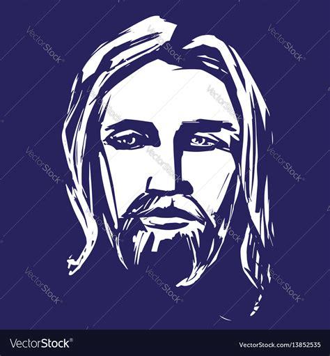 Jesus christ the son of god symbol Royalty Free Vector Image