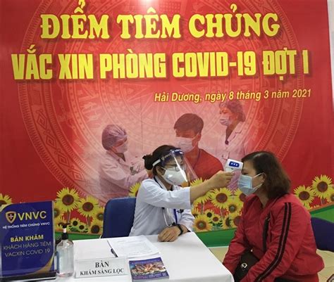 Hải Dương sẽ tiêm 200.000 liều vaccine COVID-19 cho nhân dân