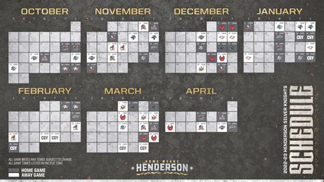 HENDERSON SILVER KNIGHTS ANNOUNCE 2022-23 SCHEDULE - Henderson Silver ...