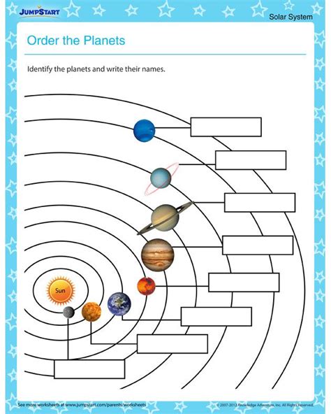 Solar System Worksheets 3rd Grade Printable - Tedy Printable Activities