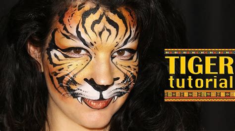 Tiger — Makeup & Face Painting Tutorial - YouTube