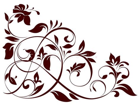 Elegant Floral Ornament Vector Illustration