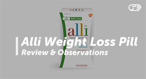 Alli Weight Loss Pill Reviews - Is it a Scam or Legit?