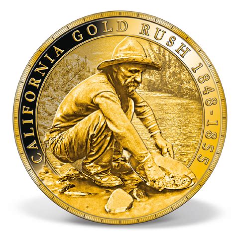 California Gold Rush Commemorative Gold Coin | Solid Gold | Gold ...