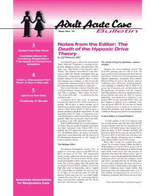 Hypoxic Drive Theory - Fill and Sign Printable Template Online