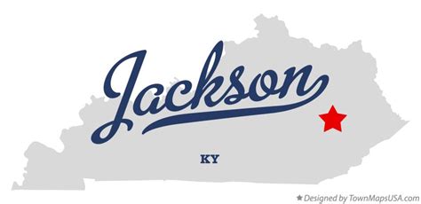 Map of Jackson, KY, Kentucky