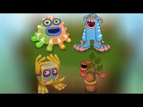 How To Breed All The Rare 1 Element Monsters On Plant Island - My Singing Monsters - YouTube