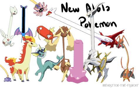 New Alola Pokemon by EspeonUmbreonLover on DeviantArt