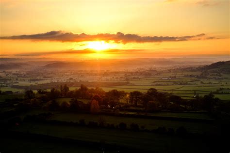 Sunrise from the Glastonbury Tor, Beltane 2018 | Sander van der Wel | Flickr